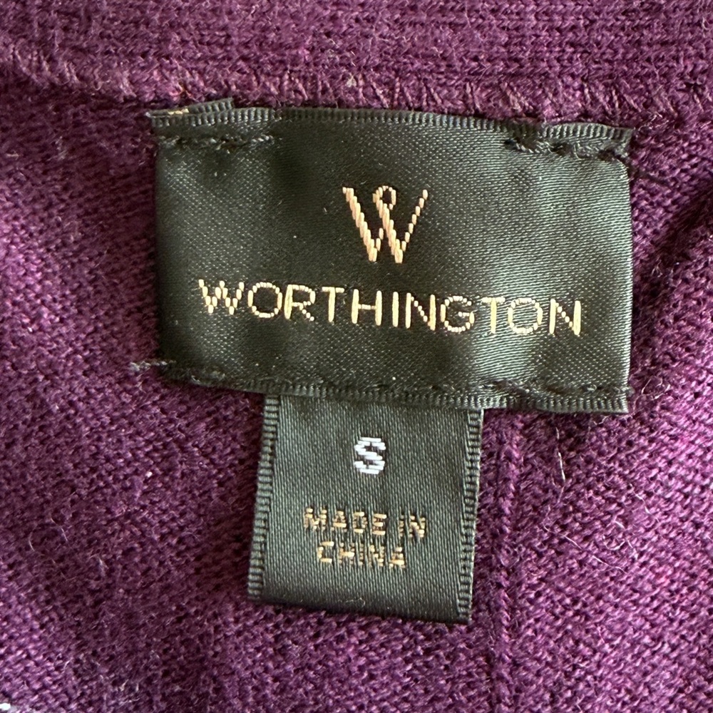 Worthington Cotton-Blend Knit Top - Picture 7 of 9